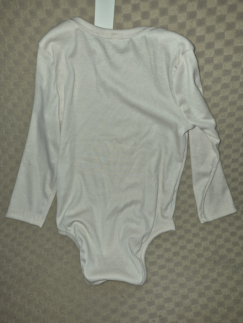 SHEIN Cream Long Sleeve Baby One-Piece with "Inspire Empower Grow" Print - Picture 2 of 2